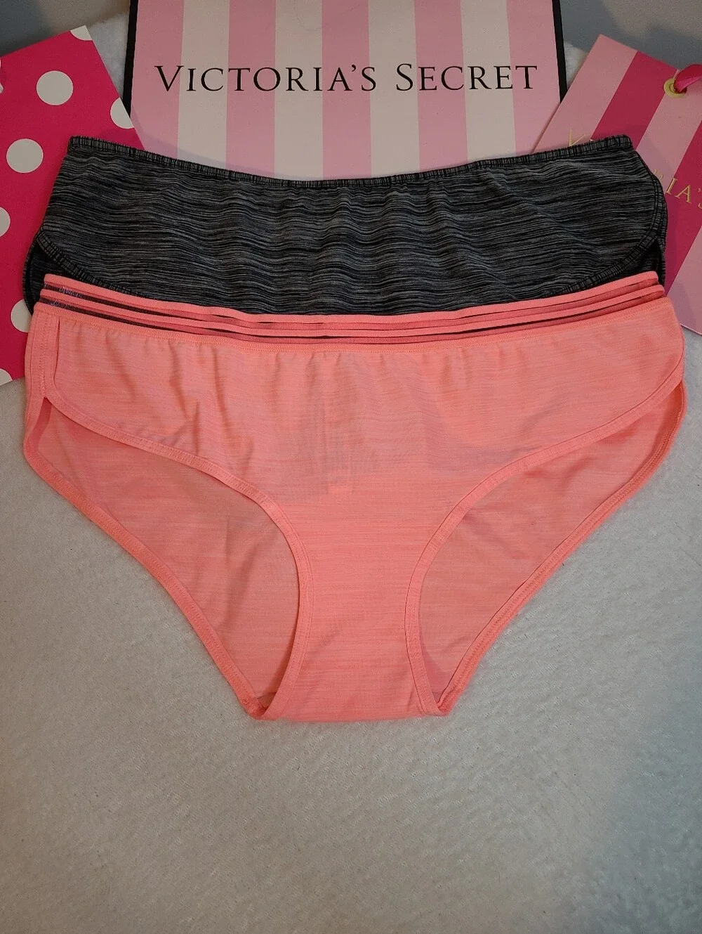 Y2K Victoria's Secret 2pk Everyday Perfect Smooth Microfiber Hipster Panties Lg